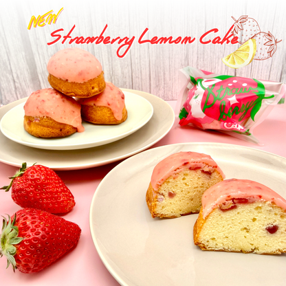 いちごのレモンケーキ 10個入り (ご自宅用 / ギフト用)